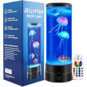 Lámpara de Lava de Medusas, Ambesty 17 Colores Jellyfish La…