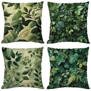 Verde Cojines Exterior Impermeable Terciopelo Fundas Cojine…