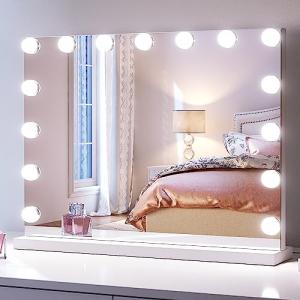 SONNI Hollywood Espejo de maquillaje de 58 x 46 cm, con 3 l…