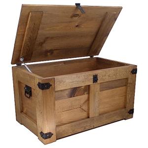 CREATIVE COOPER Caja de madera, cofre del tesoro, caja de a…