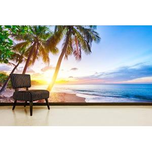 Fotomural Vinilo Pared Playa Amanecer | Fotomural para pare…