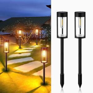 Farolas Solares Exterior,2 Piezas Farolas Solares,Luces Jar…