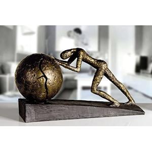 Casablanca - Escultura Heavy Ball - Poli - Acabado Bronce -…