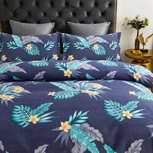 PLUS HOME Funda nórdica 180 cm 4 piezas, 100% microfibra, d…