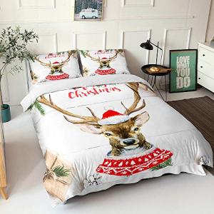 Chickwin Juego de Ropa de Cama de 4 Piezas, 3D Microfibra C…