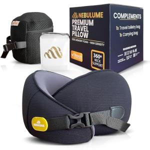 NEBULUME Almohada Viaje Premium - Almohada De Viaje para Cu…