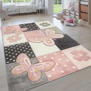 Paco Home Alfombra Infantil, Alfombra Pastel Moderna Habita…