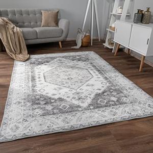 Paco Home Alfombra Salon De Habitacion Pelo Corto Motivo Or…