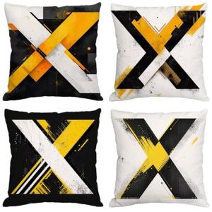 negro Cojines Exterior Impermeable Terciopelo Fundas Cojine…