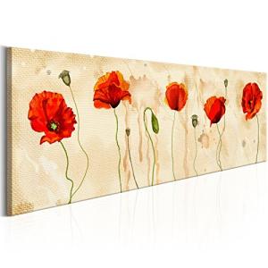 Cuadros B&D XXL - Cuadro en Lienzo 135x45 cm Flores 1 pieza…