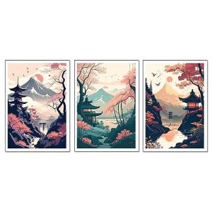 Set 3 cuadros base madera, Decoración Salón Modernos, Dormi…