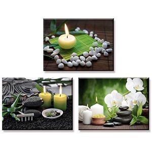 Piy Painting Cuadro en lienzo en Zen Spa Candela de Piedra…