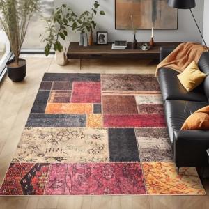 Carpettex Teppich Alfombra Lavable de Tejido Plano Resisten…