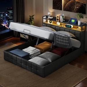 YGHQAP Cama acolchada Lettos de matrimonio 160 x 200 cm con…