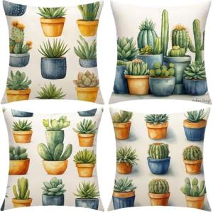 Verde Cojines Exterior Impermeable Terciopelo Grande Fundas…