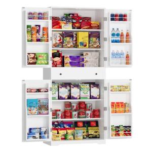 VOWNER Mueble Auxiliar de Cocina, Armario Aparador, Alacena…