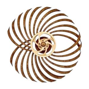 Hailerio Arte cinético para pared, escultura de madera, art…