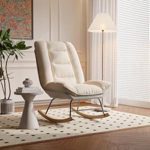MOTUZP Mecedora, silla de relax con respaldo extra largo aj…