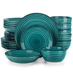 vancasso Serie Bonbon Juego de Vajilla 24 pcs Vajilla de Gr…