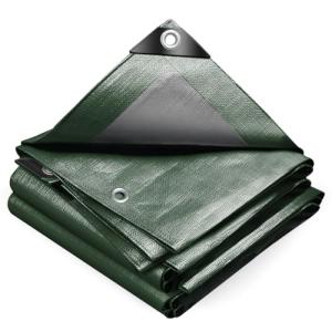 VOUNOT Lona Impermeable Exterior 3x5m, Toldo Reforzado PE 2…
