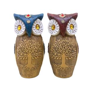 BY SIGRIS Origen Home Decor Buho 2U Buhos Figura de Búho Ma…