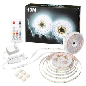 WOBANE Tira LED 10 Metros Blanco Frio 6000K, 2 x 5m Tira Le…