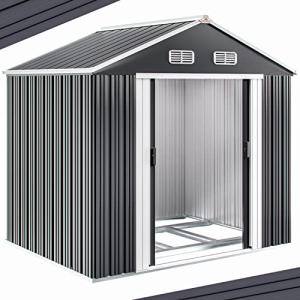 Gardebruk Cobertizo de Jardín Antracita 5m² 257x205x177,5cm…