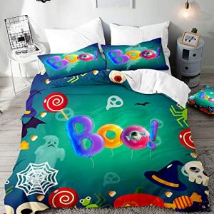 Chickwin Juego de Ropa de Cama 3D Impresión, Traje de 4 Pie…