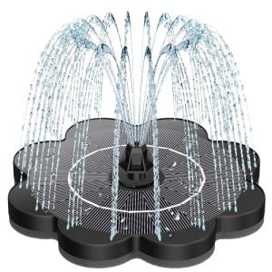 SZMP Fuente Solar Jardin Exterior 3.5W, 2025 Nuevo Vidrio P…