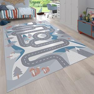 Paco Home Alfombra Infantil Juego para Dormitorio Niños Mot…