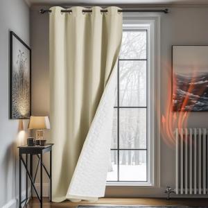 Deconovo Cortinas Termicas Aislantes Frio y Calor para Salo…