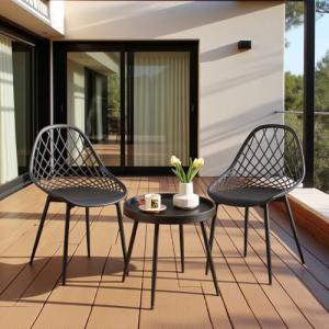 Buybyroom Juego de Muebles para Balcón, Terraza y Jardín -…