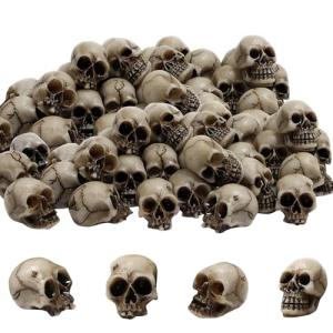 MUYAPAY 20 Piezas Mini Calaveras Decorativas, Decoración de…