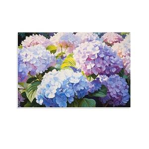 Lienzo decorativo para pared, diseño de hortensias, sol, de…