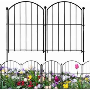 ANAMPION Valla de jardín, total 330cm largo x 43cm alto,10…