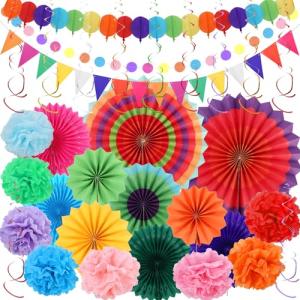 LEAZZLE 33 Piezas Set Decoracion Cumpleaños Infantil para B…