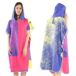 Cleminsta Poncho de Playa, Poncho de baño, Toalla de Microf…