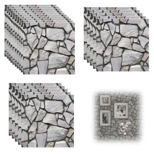 20 piezas Papel Pintado Autoadhesivo Pared 30 × 30 cm, Vini…