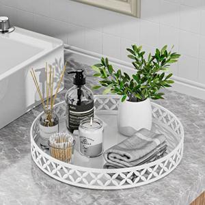 EKNITEY Bandejas de baño para mostrador, bandeja decorativa…