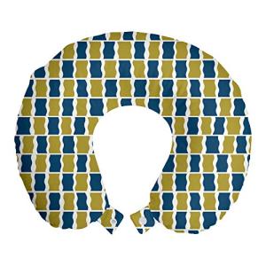 ABAKUHAUS Retro Cojín de Viaje para Soporte de Cuello, Cuad…
