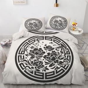 BSYYZQC Funda Nórdica Cama 135 PeoníA Funda de Edredón 200x…