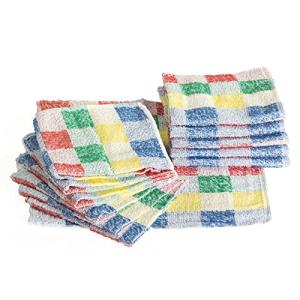 efase Pack 12 paño de Cocina Rizo 100% algodón 40 x 40 cm.