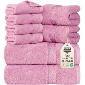 Utopia Towels - Juego de Toallas Premium de 8 Piezas, 2 Toa…