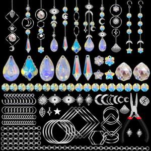 200 Piezas DIY Kits Atrapasoles Carillón Atrapasoles Crista…
