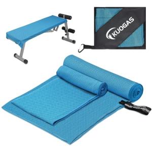 KUOGAS Juego de 2 toallas de fitness | 120 x 50 cm   100 x…