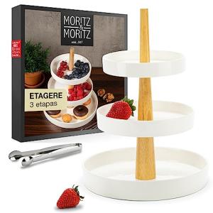 Moritz & Moritz Soporte para Frutas de 3 Niveles, Incluye a…