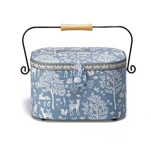 Prym 612656 Woodland - Cesta para coser (tamaño L),