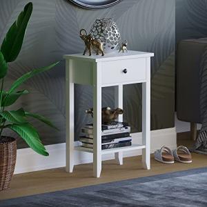 Home Discount Windsor 1 cajón Consola Mesa con Estante, Mad…