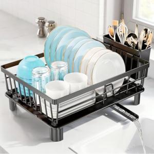 JUPPLIES Escurreplatos Inoxidable 38 × 29 × 15 cm — Drenaje…