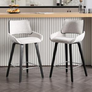 chairus Sillas Barra de Chenilla Juego 2 de Sillas Mostrado…